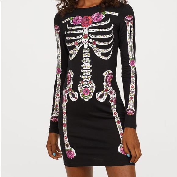 h&m day of the dead dress